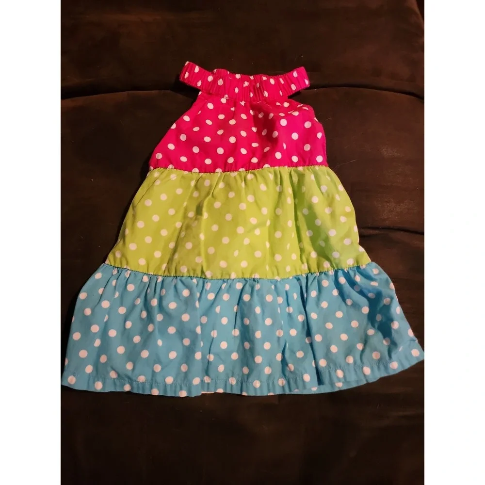 Gymboree ice cream sweetie polka‎ dot dress size 3 6 months